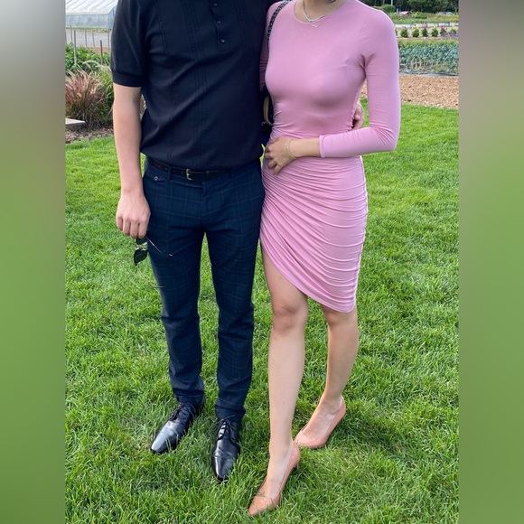 Privacy Please Pink Camillia Jersey Dress - Picture 2 of 6